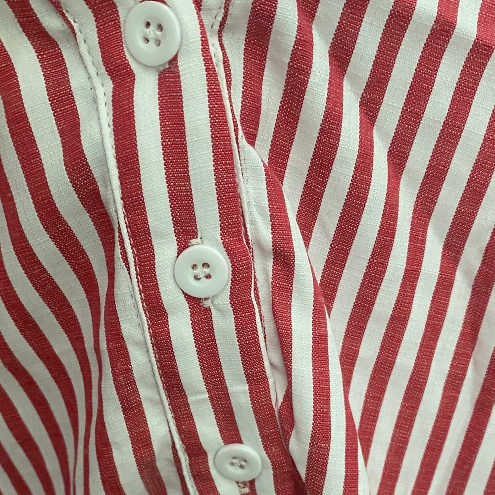 Cupshe Red and White Striped coverup NWT - Picture 6 of 10